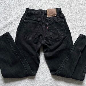 vintage levi’s 551 black jeans